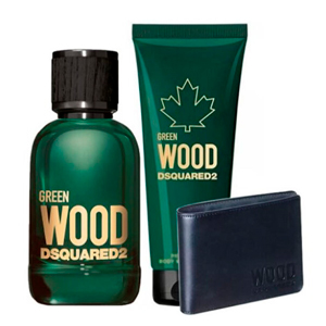  Dsquared2 Green Wood Pour Homme Eau De Toilette Spray 100ml Set 3 Piezas 2020