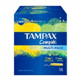 Tampax Compak Multipack 16 Unidades