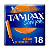 Tampax Compak Super Plus 18 Unidades